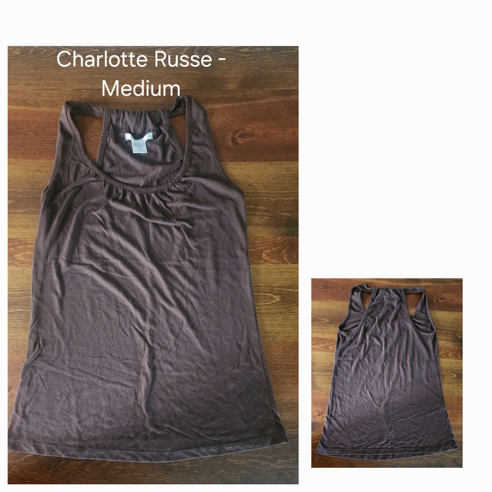 Charlotte Russe Chocolate Tank Top